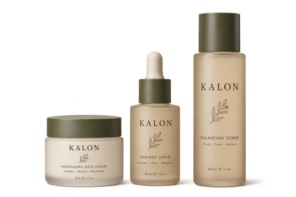kalon botanical skincare collection